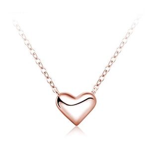 Hold My Heart - Rose Gold Necklace Set